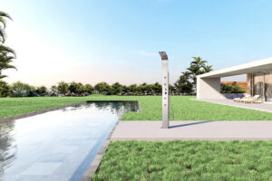 sustainable outdoor showers